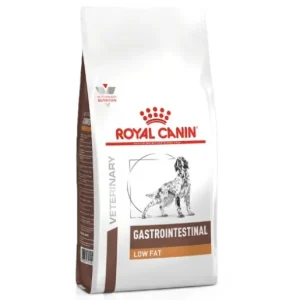 Royal Canin Gastrointestinal Low Fat – alimento veterinario bajo en grasa (vista frontal)