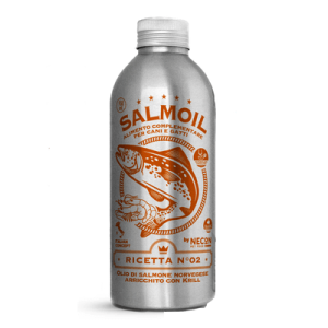 Salmoil Ricetta 2 Gut Wellness – vista frontal del frasco